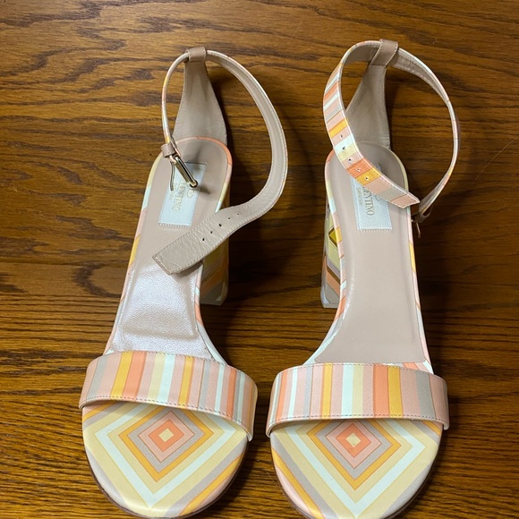 Valentino Native Couture 1975 Sandalsh - Picture 2 of 7